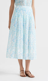 Seascape Skirt Azure
