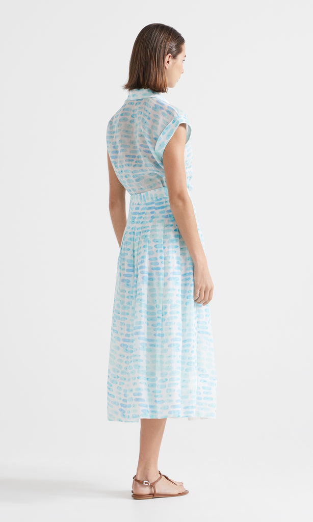 Seascape S/S Shirt Aqua