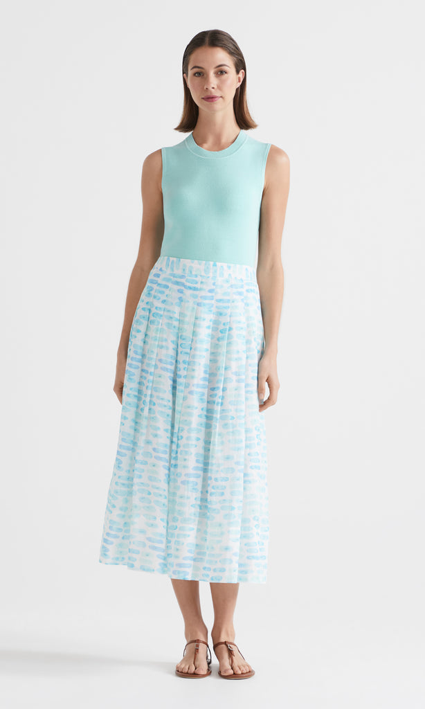 Seascape Skirt Azure