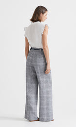 Aria Ruffle Top White
