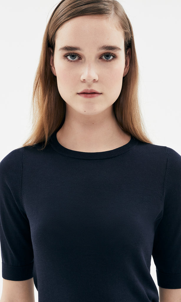 Selene S/S Pullover Navy