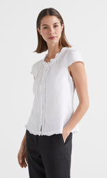 Sahara EmbelishedTop White