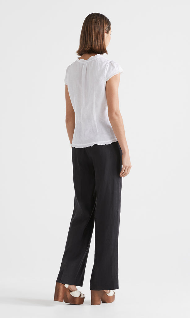 Sahara EmbelishedTop White