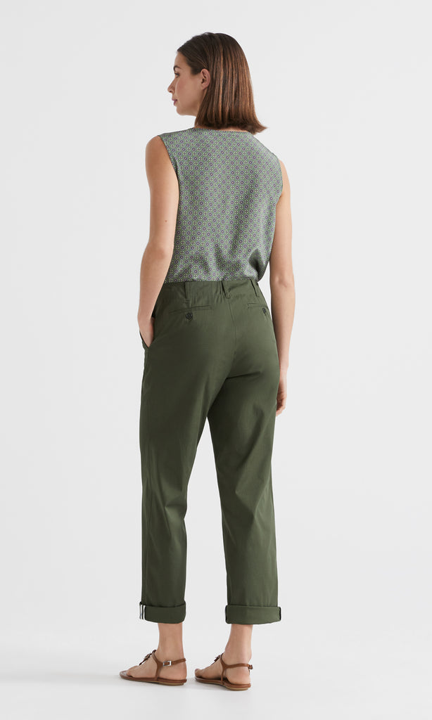 Blair Tie Front Top Spring Green