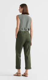 Blair Tie Front Top Spring Green