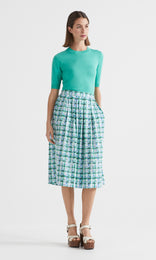 Escher Skirt Emerald