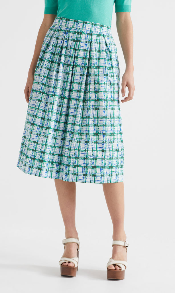 Escher Skirt Emerald