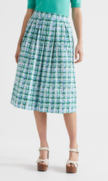 Escher Skirt Emerald