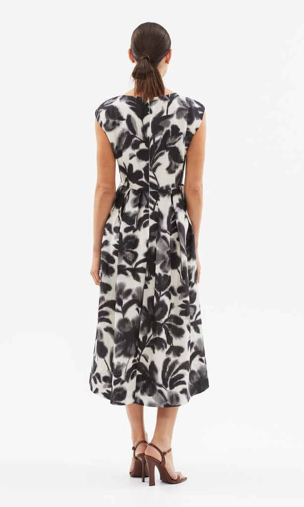 Fleur Noir Dress Blk/Creme