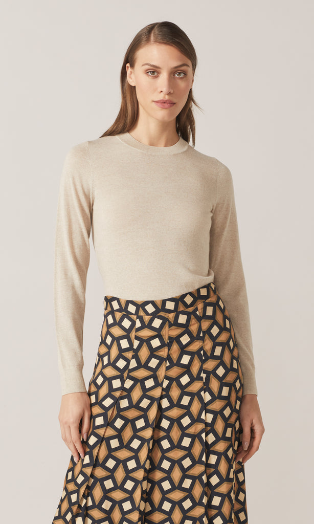 Exeter LS Merino Crew Neutral