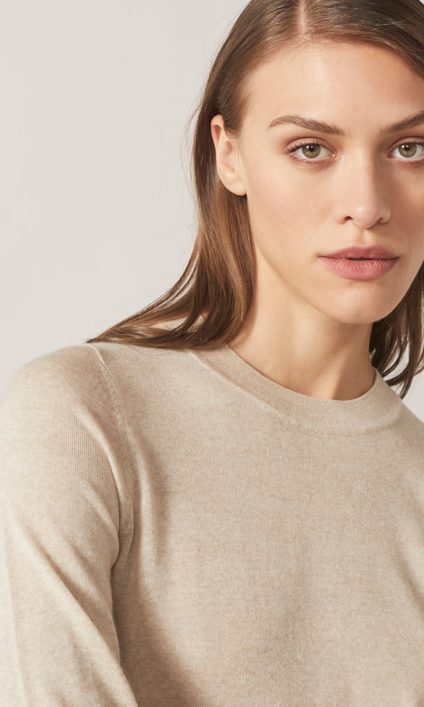 Apsley LS Crew Cream