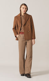 Kelly Dble Breasted Coat Camel