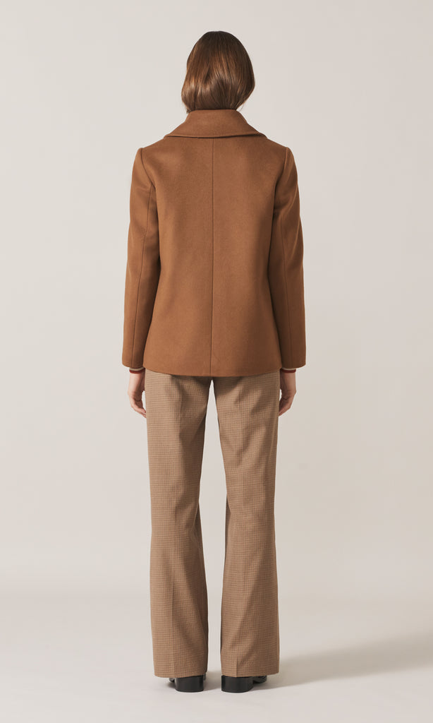 Kelly Dble Breasted Coat Camel