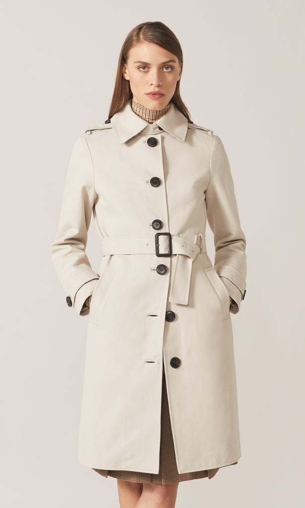 Henderson Long Coat  Biscuit