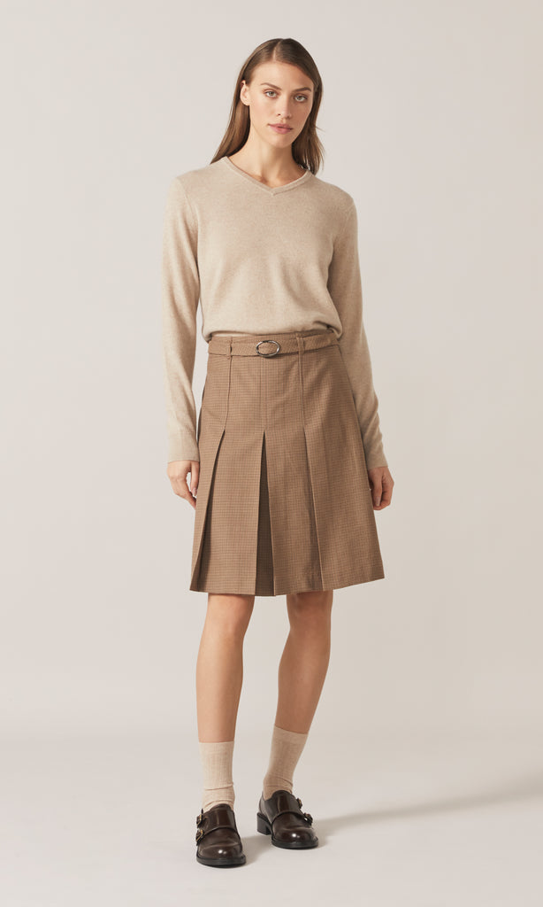 Lytton LS Vee Knit Birch