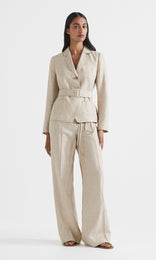 Atacama Belted Jacket Sandstone