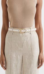 Regatta Two Tone Belt Parchment