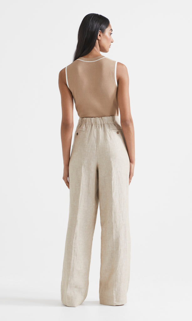 Vera Sleeveless Natural/Ivory