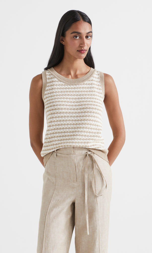 Spiga Knit Tank Neutrals