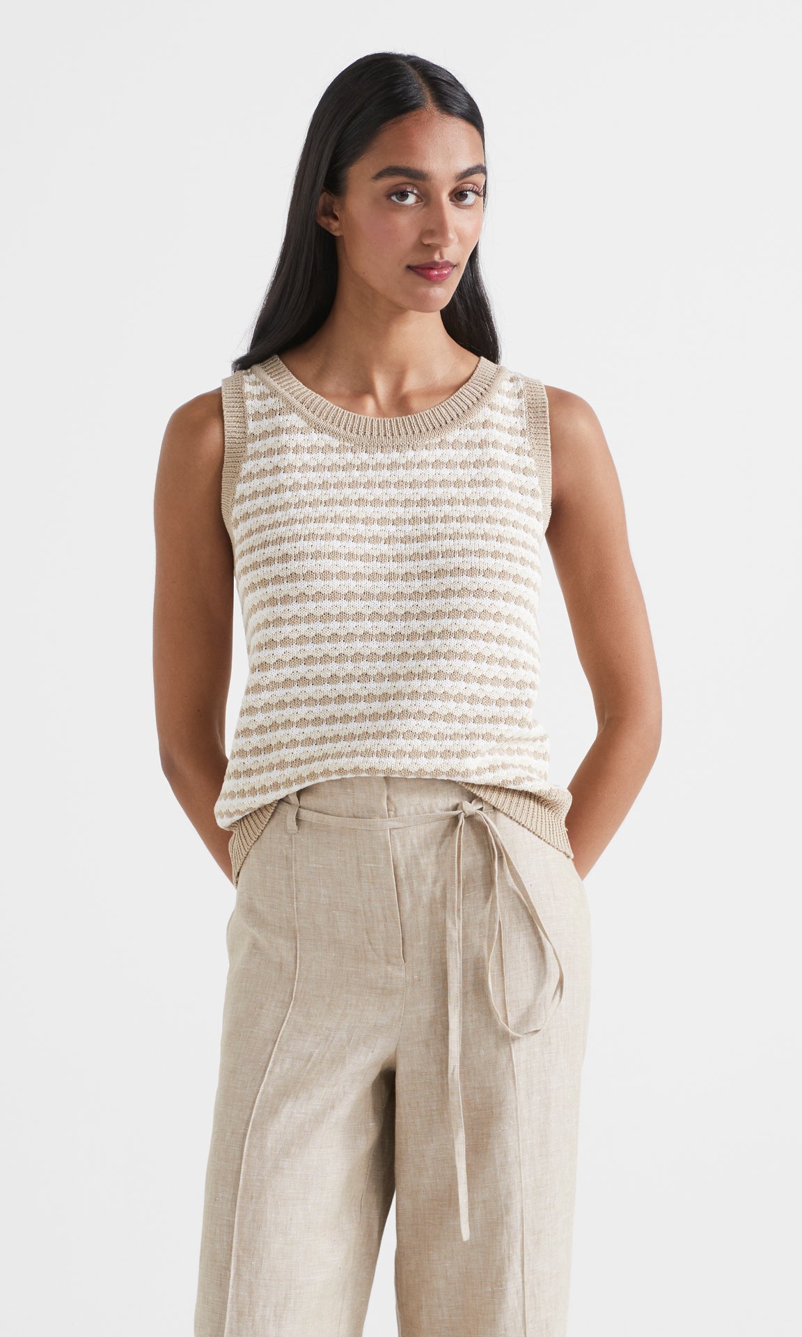 Spiga Knit Tank Neutrals