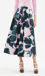 Camilla Skirt Pistachio/Pink