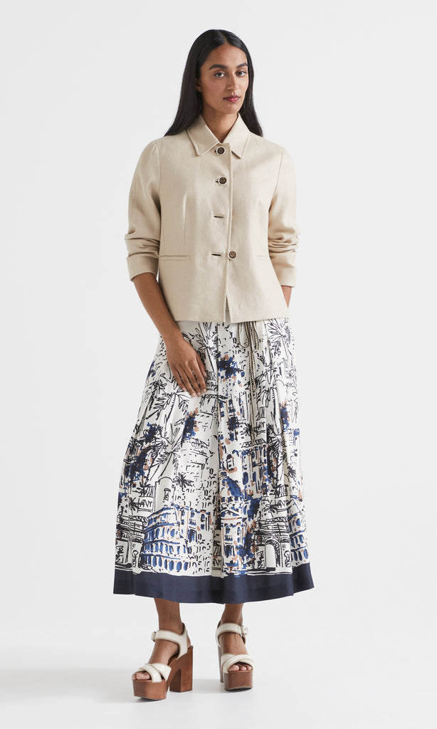 Cernobbio Relaxed Jacket Neutral