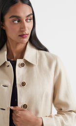 Cernobbio Relaxed Jacket Neutral