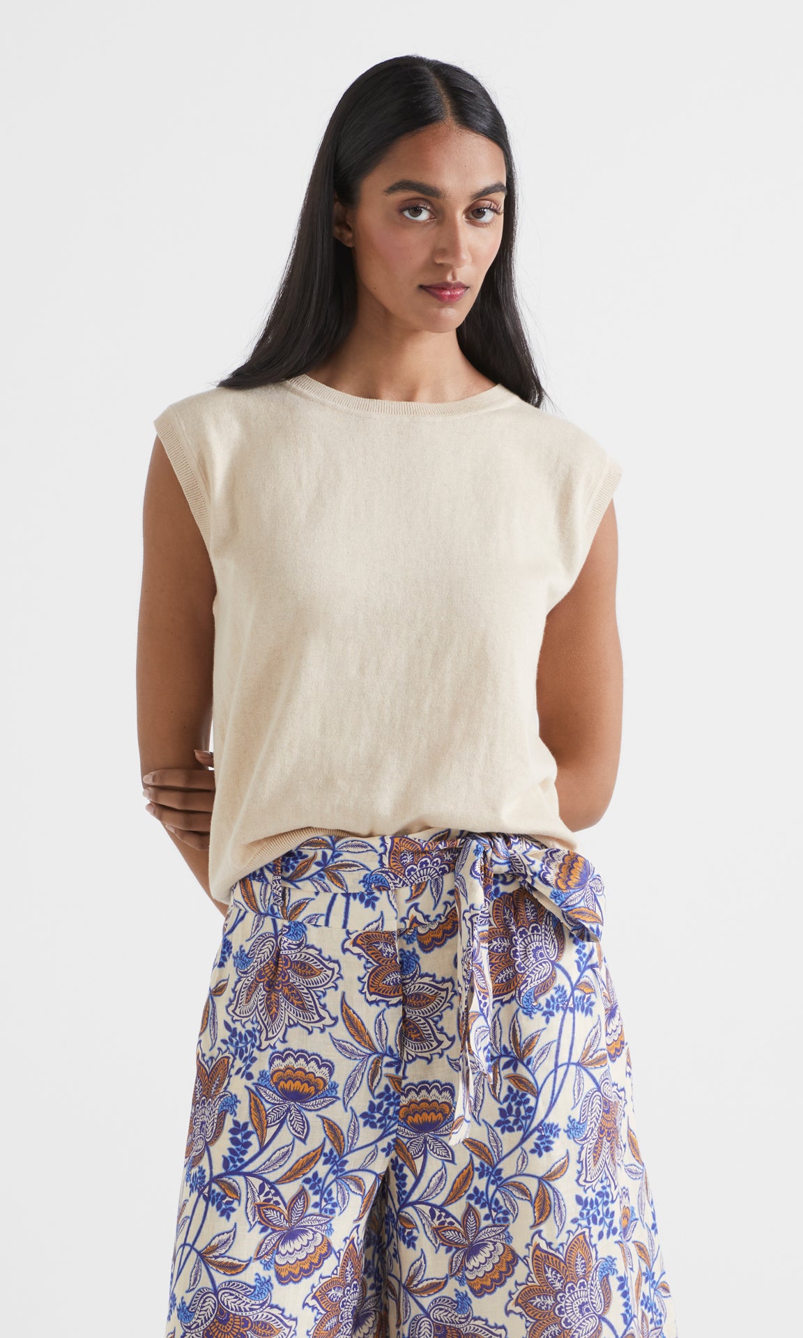 Florent Knit Vest Flax