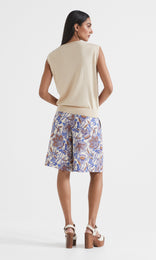 Flusso Short Santorini Blue