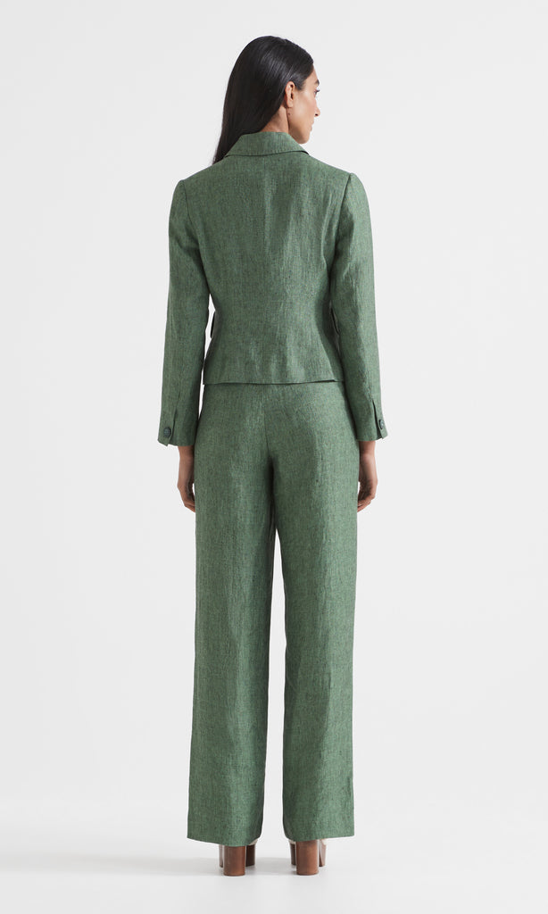 Liguria Single Button Jacket Green