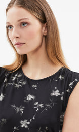 Sera Dress Black/Ecru