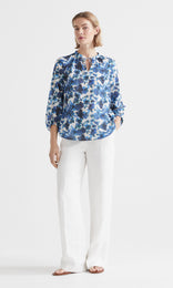 Corfu LS Blouse Ink