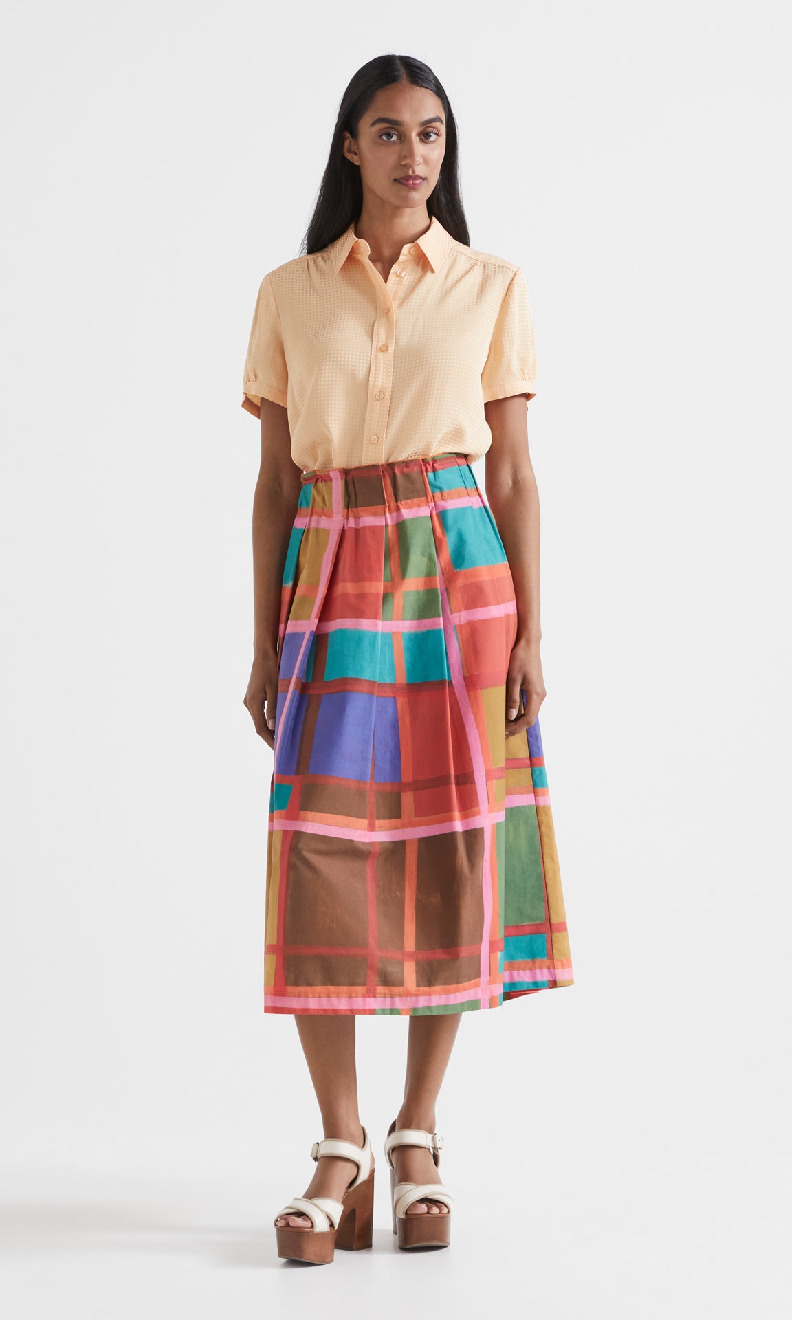 Pianura S/S Shirt Apricot