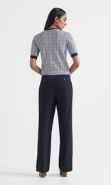 Olbia SS Crew Ivory/Navy