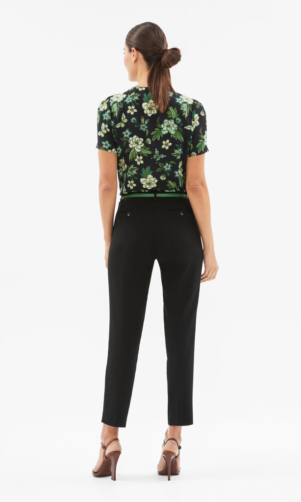 Aleria Top Blk/Green