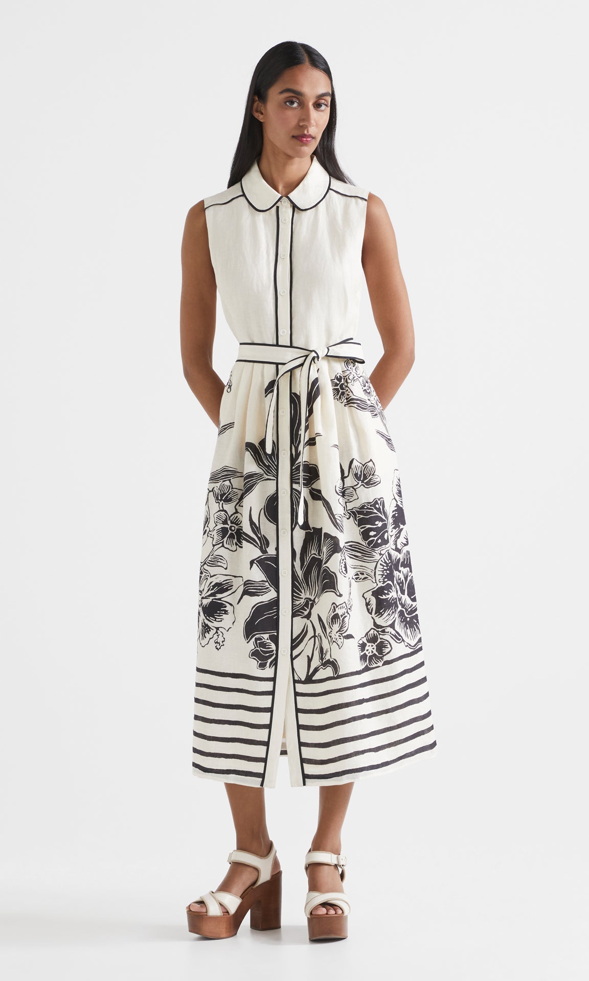 Vaso Dress Ivory