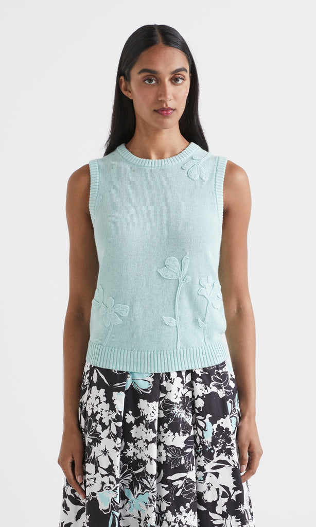 Salina Tank Chalk Blue