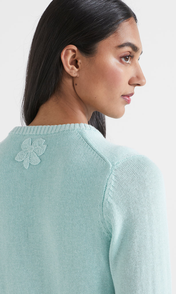 Salina Cardigan Chalk Blue
