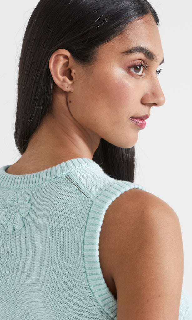 Salina Tank Chalk Blue