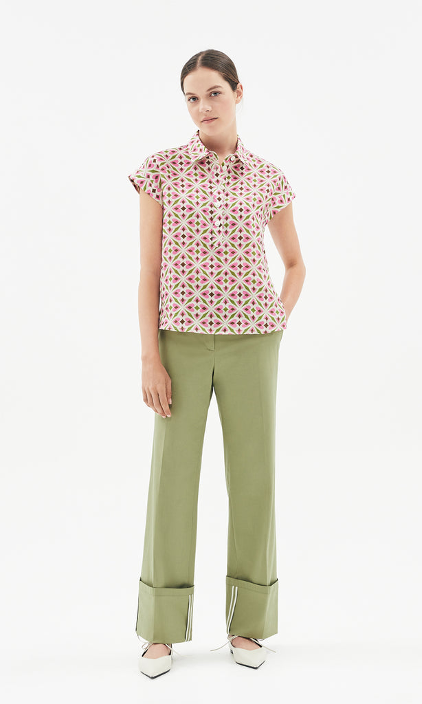 Sistina Top Pistachio/Blush