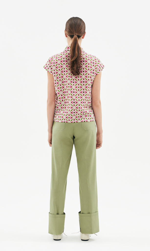 Sistina Top Pistachio/Blush