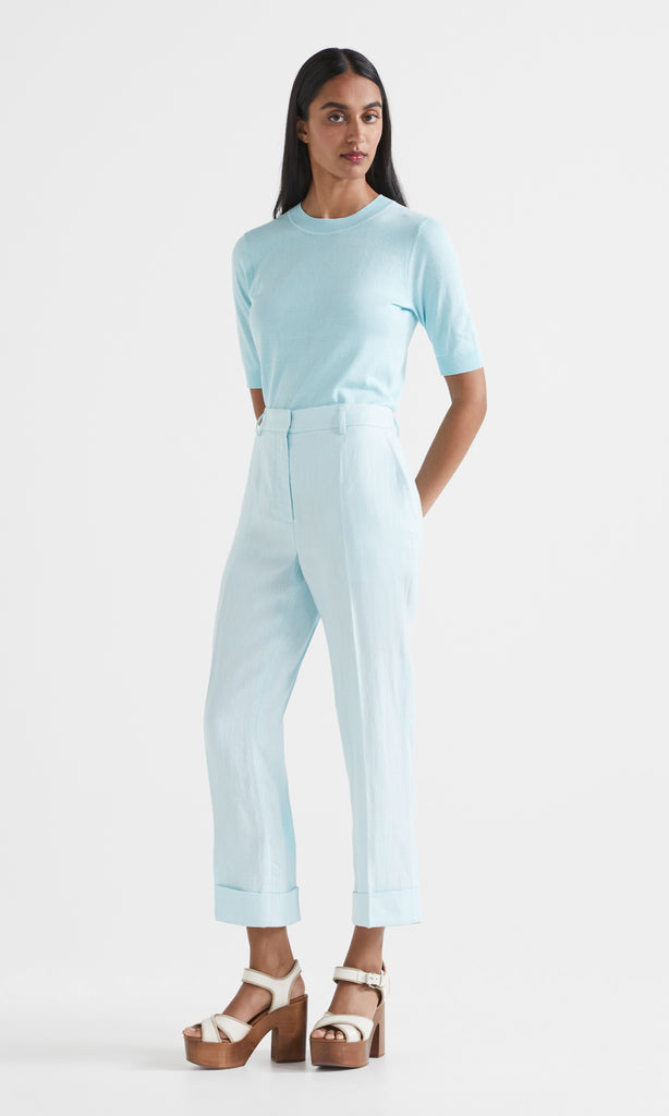 Ligura Cuffed Pant Sky