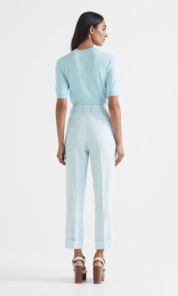 Vera S/S Crew Lt Blue