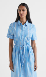 Prescott SS Shirt Dress Lagoon