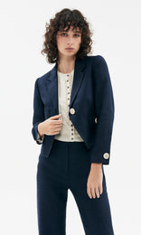 Carmine Tie Jacket Navy