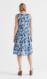 Corfu tiered Dress Ink