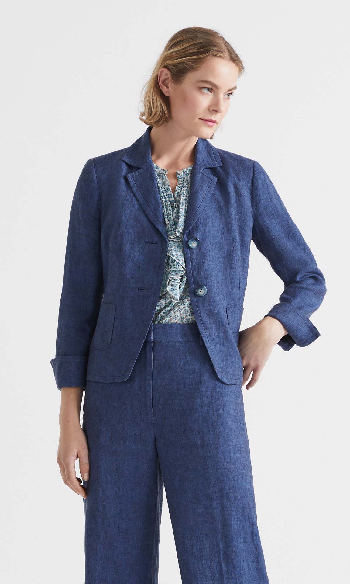 Montpelier Cropped Jacket Indigo