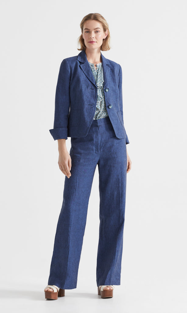 Montpelier Cropped Jacket Indigo