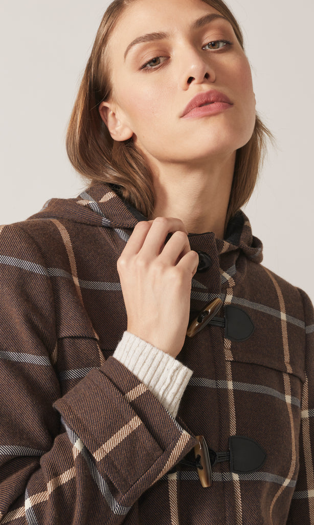 Bristow Duffle Coat Chocolate