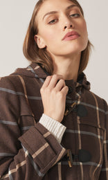 Bristow Duffle Coat Chocolate